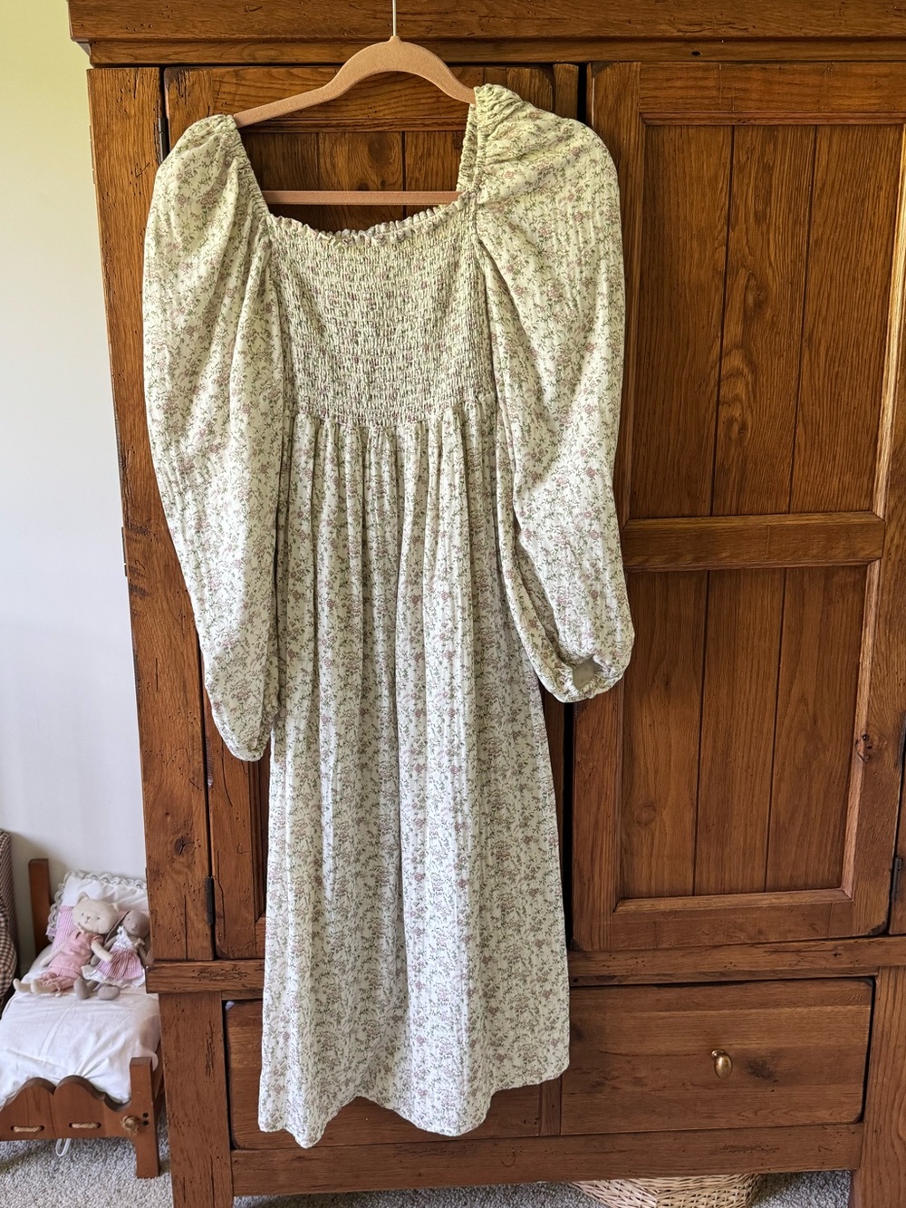 Nothing Fits But Floral Midi Dress
